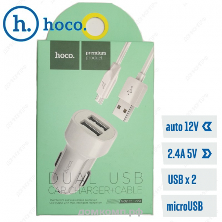 HOCO Z2A USB + кабель microUSB